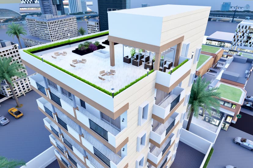 Luxury apartment interior with modern design