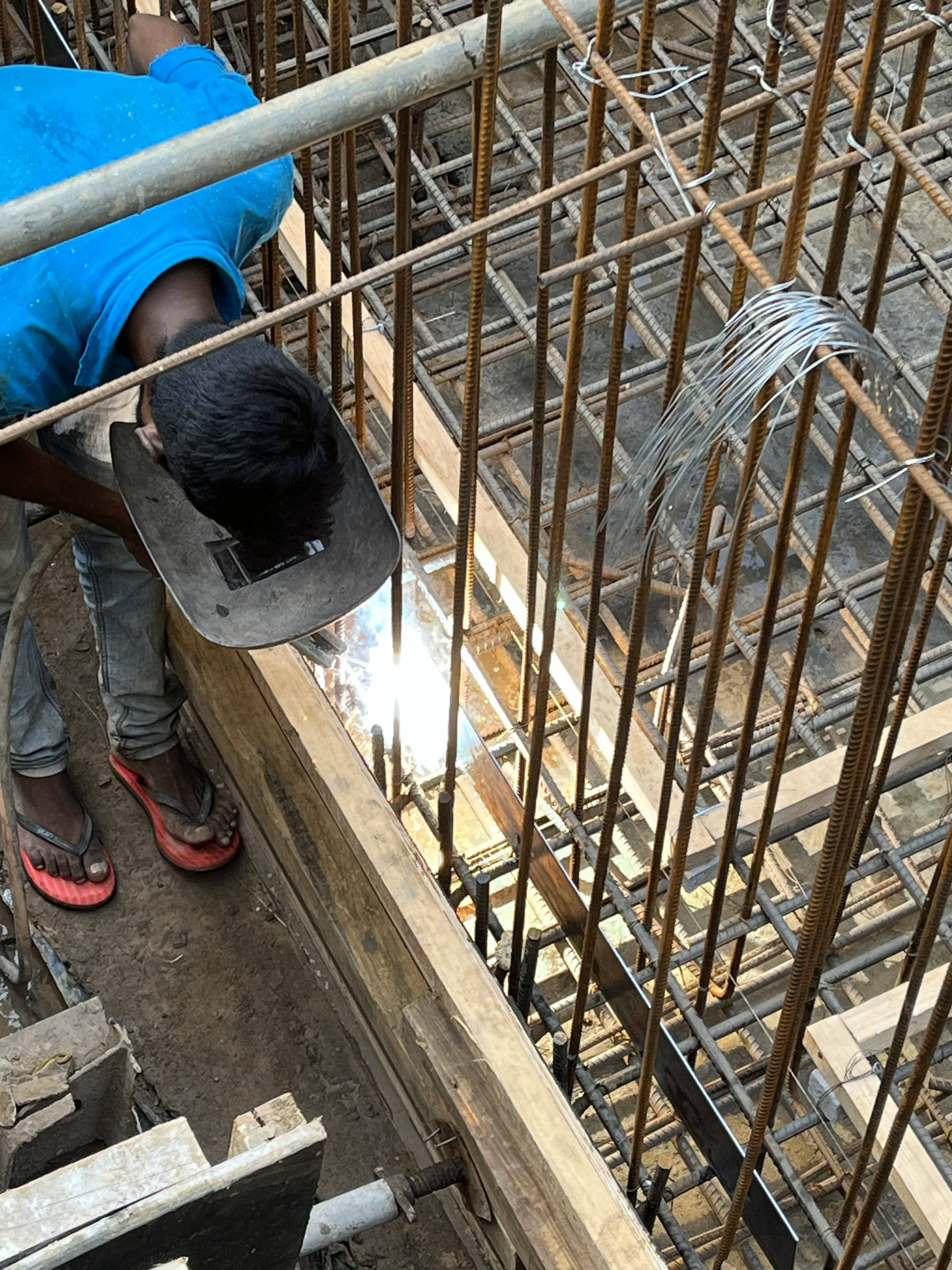 Lift Wall Water Bar Fixing & Welding