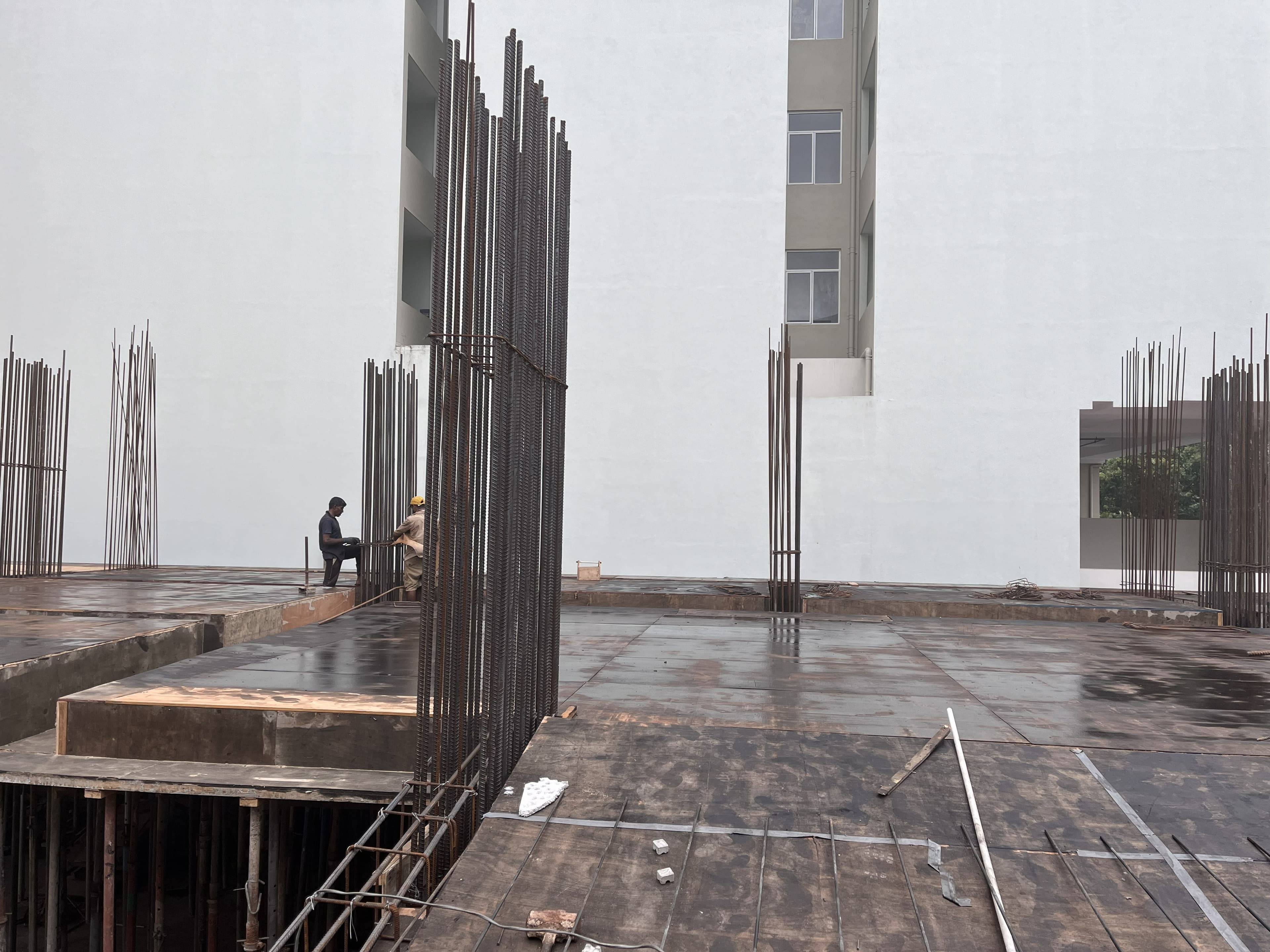 First Floor Column Formwork & Reinforcement Progress - Image 3